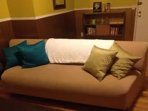 $50 Tan Couch / Sofa
                                                for sale
                                in
                                Castle Point,
                                New Jersey