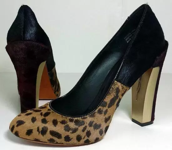 $450 Brian Atwood Leopard Print Calf Hair Leather Heels Made In Italy
                                                for sale
                                in
                                Loveland,
                                Ohio