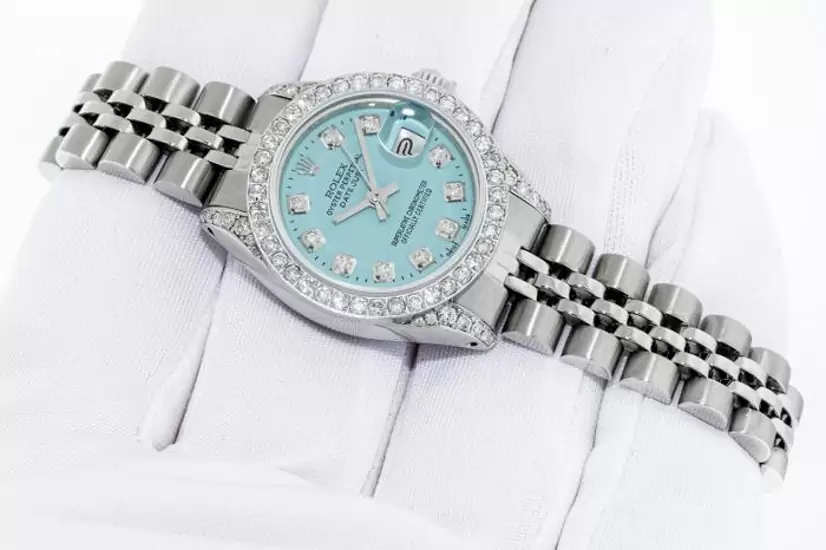 $5,950 Rolex Watch Lady Datejust Stainless Steel Blue Diamond Dial Diamond Bezel Watch
                                                in
                                Los Angeles,
                                California