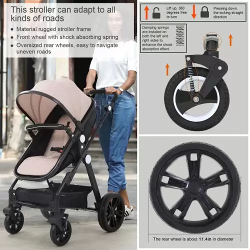 $158 High landscape stroller Easy Fold travel stroller Baby Strollers infant pram 793897794908
                                                in
                                Fontana,
                                California